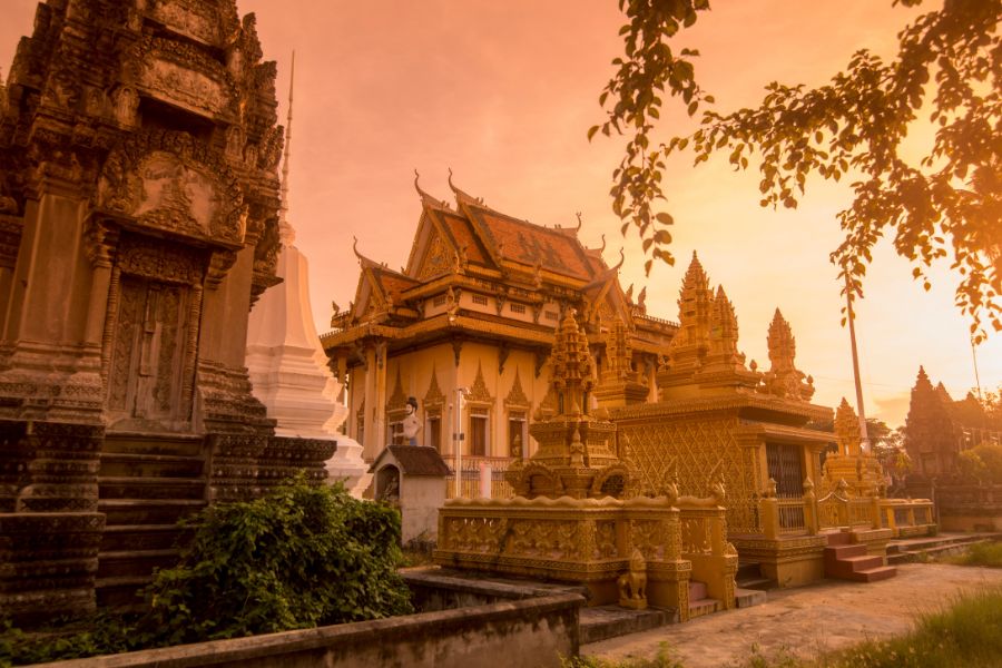 Battambang, templo de Sangkae