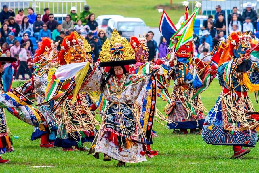 Festival Danshig Naadam y Khuree Tsam en Ulaanbaatar, Mongolia