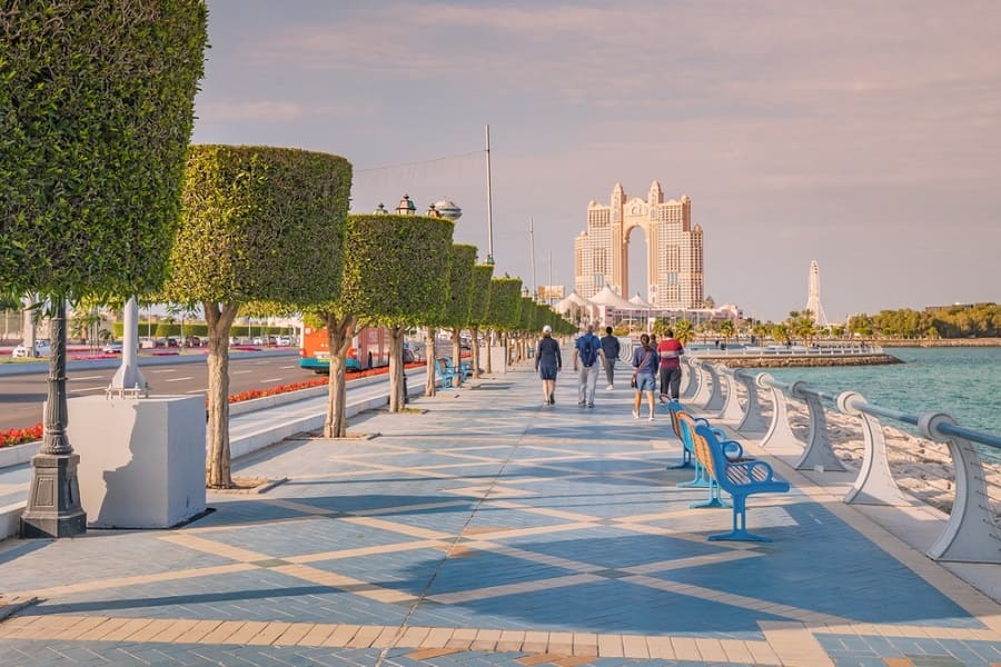 Paseo marítimo de La Corniche 