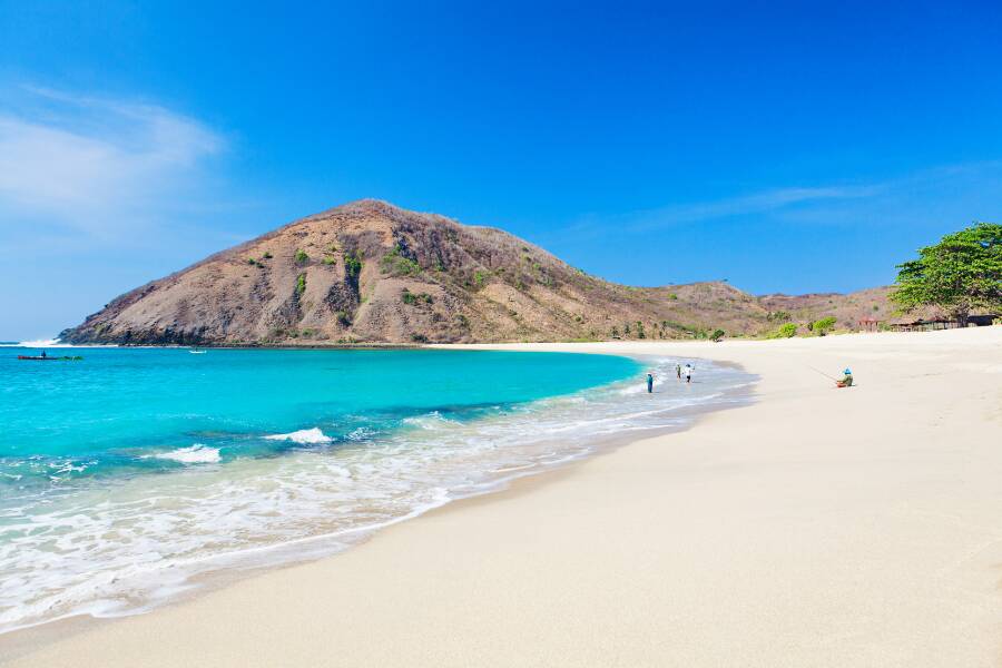 Playa de Mawun, Lombok, Indonesia