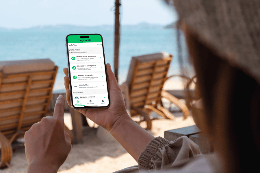 App de asistencia Heymondo.