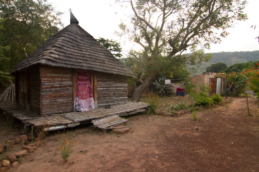 Casa tradicional en Dindefelo, que evr en Senegal