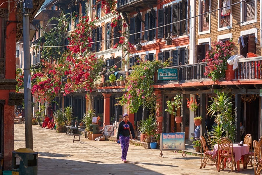 Pueblo de Bandipur en Nepal