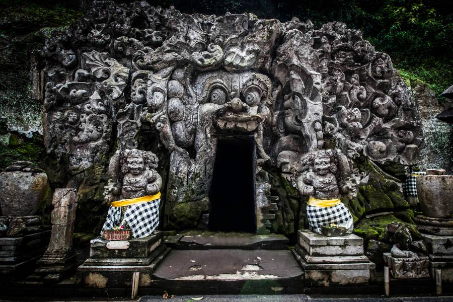Entrada de Goah Gajah, Bali