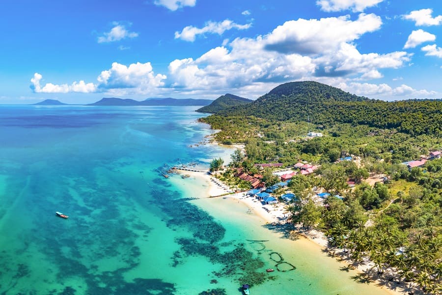 Playa de Ganh Dau en la isla Phu Quoc en Vietnam