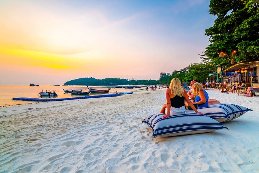 Sunset Beach en Koh Lipe, Tailandia