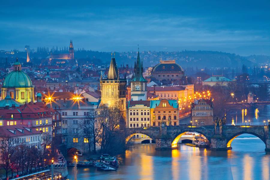 Praga, República Checa en invierno