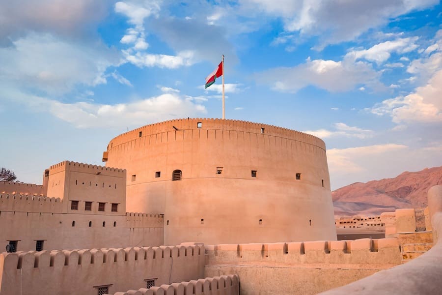 Fuerte de Nizwa en Omán