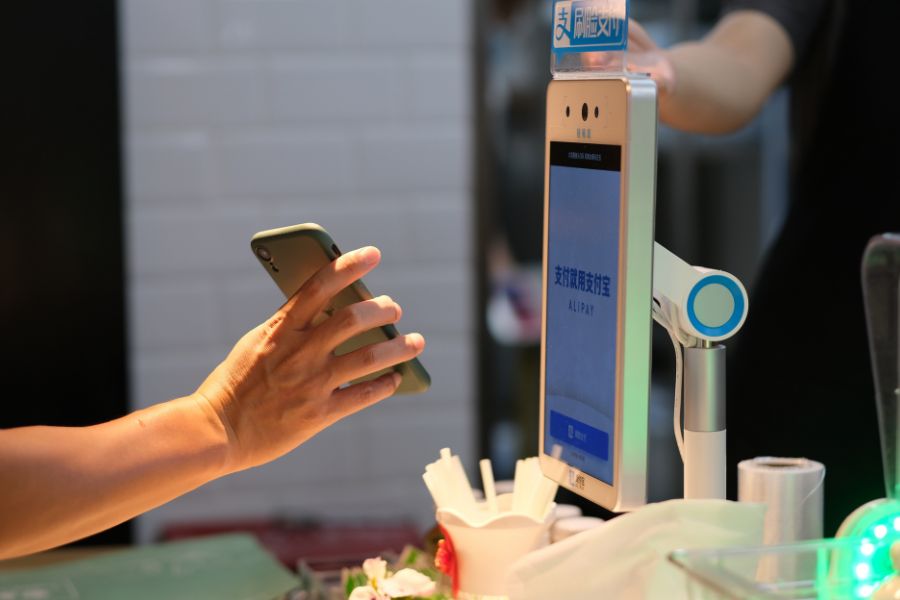 Pago mediante Alipay, China