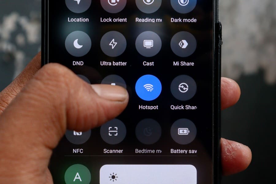 La mejor eSIM a Estados Unidos cuenta con la función de Hotspot en un teléfono inteligente
