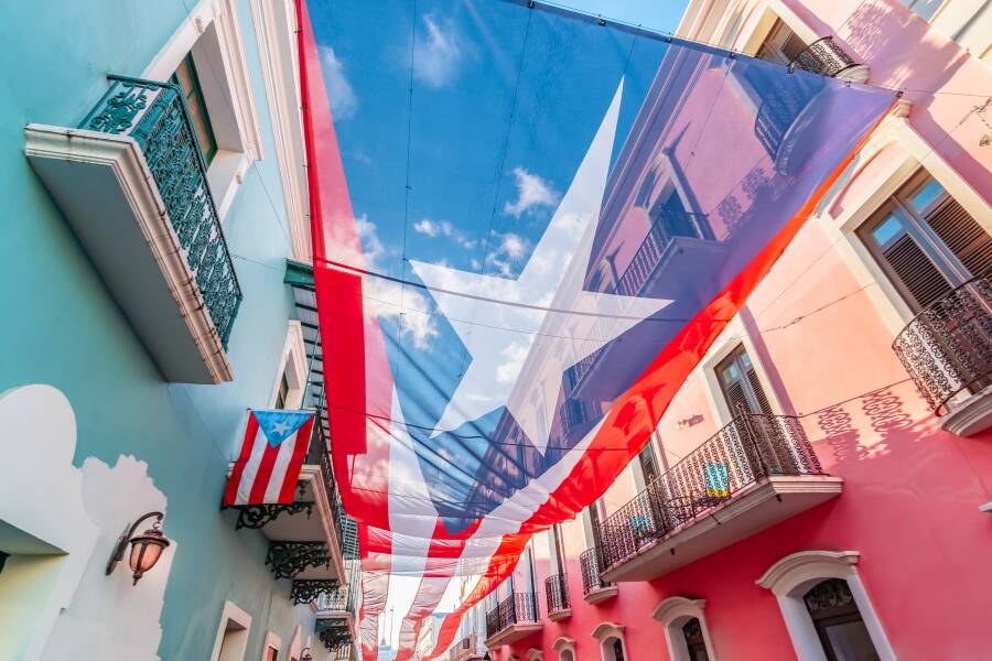 Calles coloridas de San Juan, Puerto Rico